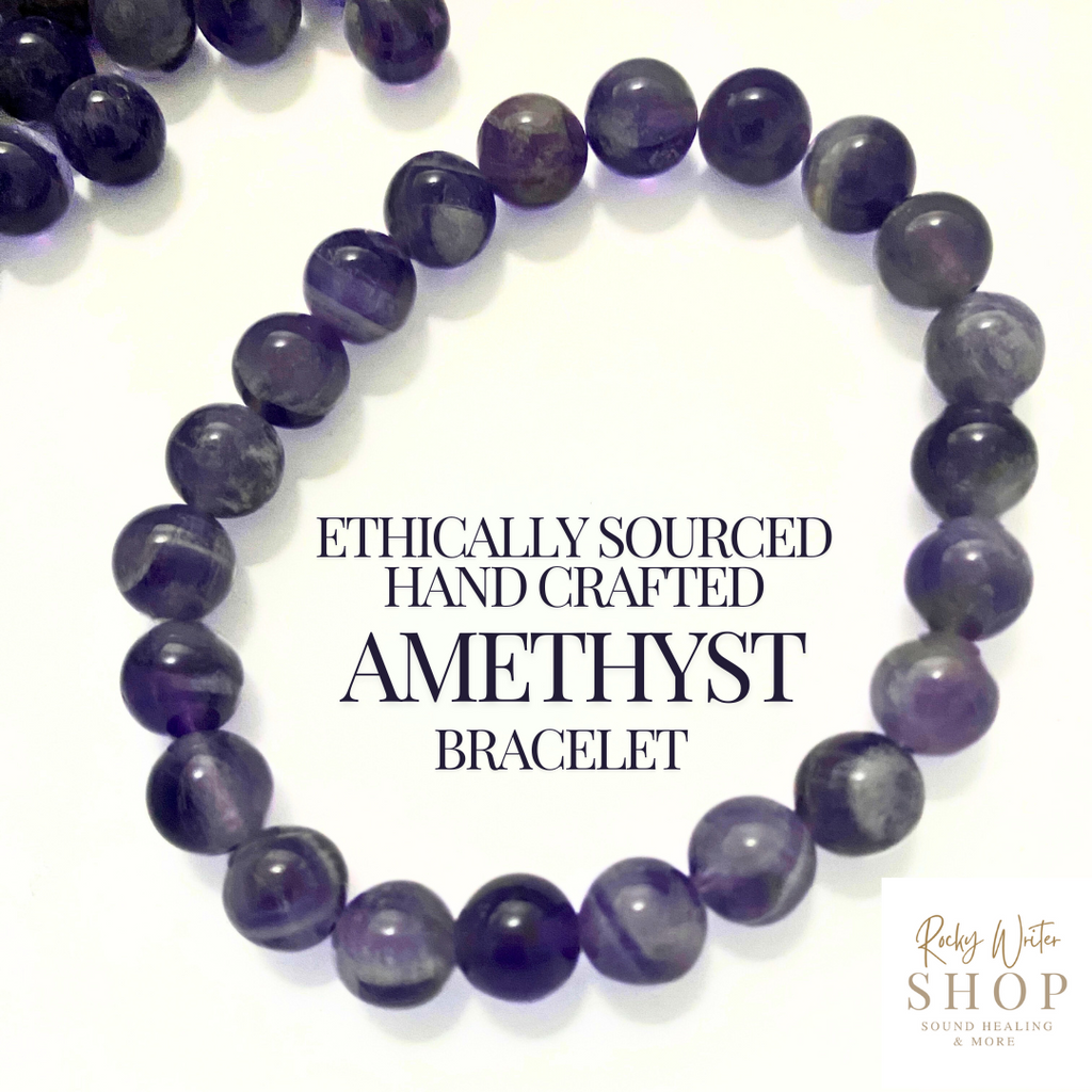 Hand Crafted Amethyst Bracelet - Rocky's Sound Shop
