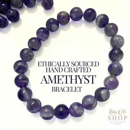 Hand Crafted Amethyst Bracelet - Rocky's Sound Shop