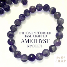 Load image into Gallery viewer, Hand Crafted Amethyst Bracelet
