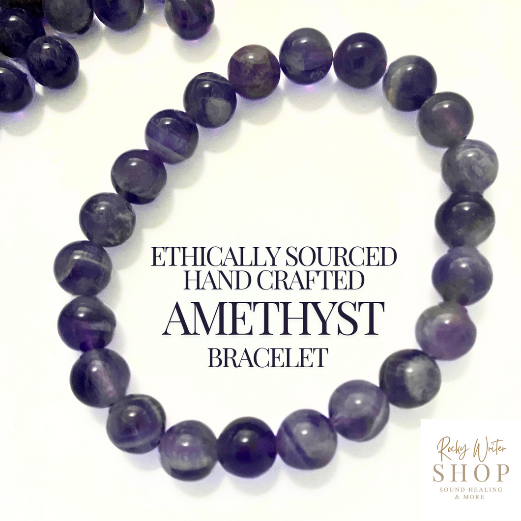 Hand Crafted Amethyst Bracelet