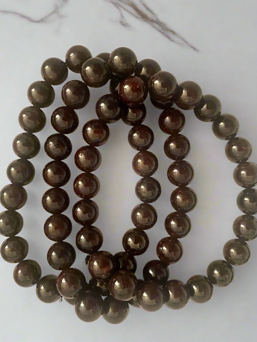 Hand Crafted Garnet Bracelet - Rocky's Sound Shop
