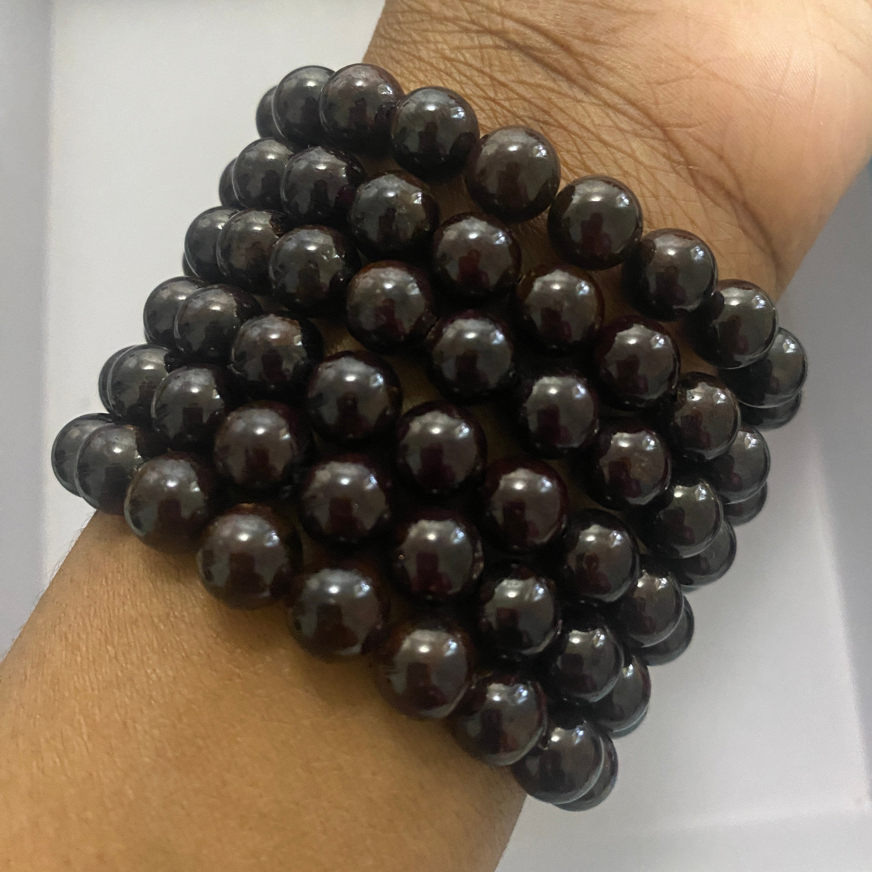 Hand Crafted Garnet Bracelet - Rocky's Sound Shop
