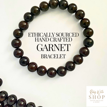 Load image into Gallery viewer, Hand Crafted Garnet Bracelet
